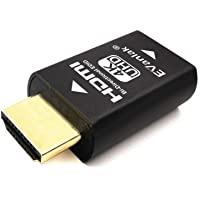 Los mejores  - EVanlak DVI edid Emulator passthrough-(Monitor Without Having My Desktop rearrange) Display Emulator Use with KVM…